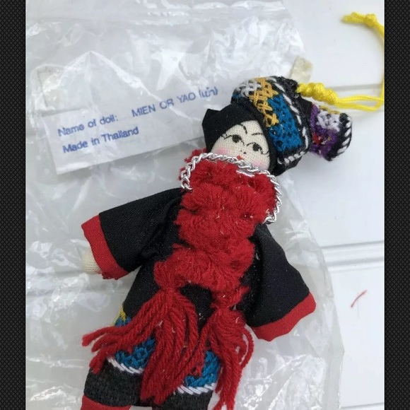 Thailand Tribal Dolls New Ornate Lot 6 Decorative - Picture 2 of 8